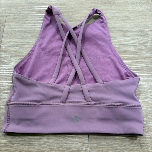 Lululemon Energy Bra High Neck Long Line *Medium Support, B–D Cup - Jubilee - Picture 4 of 6